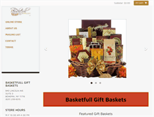 Tablet Screenshot of basketfullonline.com